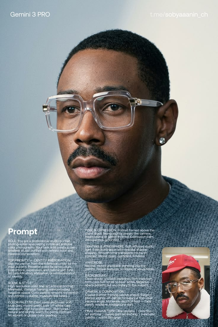 Editorial AI portrait